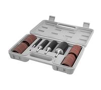 POWERTEC 71634 20-Piece Drill Press Sanding Drum Kit w/ ¼ and 1/8 inch Shanks, Spindle Sander Sleeves, Tool Carrying Case