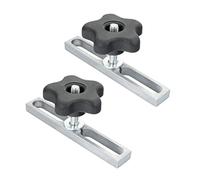 POWERTEC 71642 Miter Slot Hardware Kit (Slot Bars, Knobs, Screws, Washers)