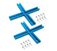 POWERTEC 71704V T-Track Intersection Kit with Mounting Screws, 2 Sets (2 of 71209)