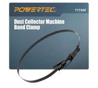 POWERTEC 71734V 14-1/2 Inch Band Clamp for Dust Collector, Fits Delta, Jet, Grizzly, Shop Fox, Harbor Freight, and POWERTEC DC1080/ DC1081