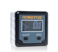POWERTEC 71828 Table Saw Angle Gauge, Digital Angle Finder Protractor, Digital Level Box, 1 Pack, Digital Angle Gauge for Woodworking, Table Saw, Miter Saw