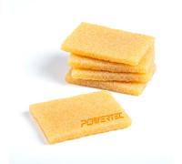 POWERTEC 71895 Abrasive Belt Cleaner for Sanding Belts, Discs & Sandpapers, Natural Rubber Eraser Abrasive Cleaning Blocks for Sanders, Skateboards, Shoes, Pickleball Paddle, Grip Tapes, 5 Pack