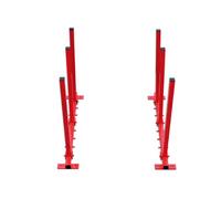 PowerTec 92321 Folding Bumper Rack - Wall Mounted, red