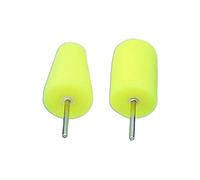 PowerTec 92562 Polishing Sponge Wheels (Yellow, Medium) 2pc