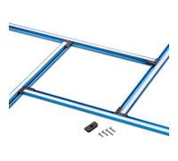 POWERTEC Adjustable Rectangle Router Jig, Frame Template System- Precision Routing Guide for Juice Grooves, Recesses Slots, Inlays and Panel Work Up to 24” x 24" (71867)