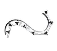 POWERTEC 71056 37-Inch Flexible Curve Template - Professional Contour Woodworking Tool