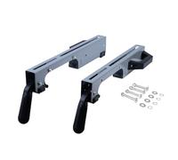 POWERTEC MT4000MBA Miter Saw Stand Mounting Brackets, Set of 2, Fits Ryobi, Black and Decker, Craftsman, and Kobalt Miter Saw Stand