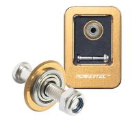 POWERTEC PRO Tungsten Carbide Scoring Wheel with Gold Titanium Coating - 22mm Tile Cutting Wheel with Screw for Manual Tile Cutters, Porcelain, Ceramic & Glass Tile (72089V)
