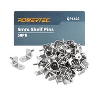 POWERTEC QP1402 5mm L-Shaped Support Bracket, Nickle, 5 mm with Mounting Hole