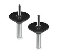 POWERTEC Router Centering Pin and Cone Set 2PK Compatible with Bosch Router Sub Bases with 1/2" & 1/4" Ends, Calibrate Router Base Plates, Centering Template Guides on Routers & Accessories, 71833-P2