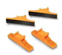 POWERTEC Swivel Jaws for Parallel Clamps, 4 Pack - Add-On Pivot Jaws for Irregular Shapes, Cabinet Door & Frame Gluing, Compatible with Most Standard Parallel Clamps (72156-P2)