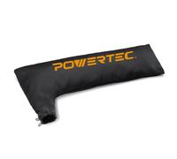 POWERTEC Table Saw Dust Collector Bag for 8-1/2", 10" Table Saw. Fits Nominal 2-1/2" Dust Ports, Hook and Loop Dust Bag w/Zipper and Spring Clasp for Easy to Attach (75074)