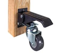 POWERTEC Workbench Caster Kit Set of 4 with 400 lbs Loads, 2-1/2 Inch Retractable Stepdown Caster Wheels for Workbenches, Tables, Stands and Equipments (17000)