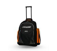 POWERTEK V5.0 Black/Orange Senior Hockey Bag with Wheels