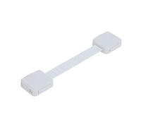 POWERTOOL Adjustable Child Safety Locks, Baby Proof Your Cabinets for Kitchen Cabinets, Drawers, Appliances, Closet(White 6pcs)