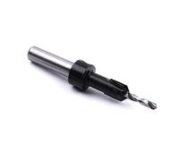 POWERTOOL Countersink Drill Bit, Woodworking Countersink Drill Bit 2pcs Woodworking Chrome Vanadium Steel 1/4" Round Shank Countersinks for Wood, Plastic（4.2mm x 10mm）