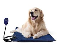 POWERTOOL Electric Warmer Pet, Cat Heating Blanket 30 x 40 cm Pet Puppy Warming Mats Animal Heated Pads Electrical for Pets/Dog with Chew Resistant Steel ((Blue+UK))