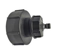 POWERTOOL Water Tank Fitting, IBC Adapter IBC Tap Hoze Cap Water 4" to 1/2" Hose Fit Stillage Tank Outlet Hose