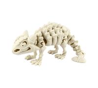 PowerTRC 3D Printed Skeleton Ankylosaurus - Prehistoric Collectible Articulating Dinosaur 3D Figurine Desk Decoration for Teens and Adults, Made in USA