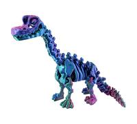 PowerTRC 3D Printed Skeleton Brachiosaurus - Prehistoric Collectible Articulating Dinosaur 3D Figurine Desk Decoration for Teens and Adults, Made in USA