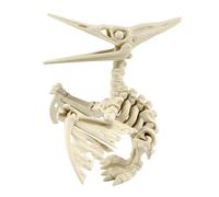 PowerTRC 3D Printed Skeleton Pteranodon - Prehistoric Collectible Articulating Dinosaur 3D Figurine Desk Decoration for Teens and Adults, Made in USA