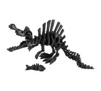 PowerTRC 3D Printed Skeleton Spinosaurus - Prehistoric Collectible Articulating Dinosaur 3D Figurine Desk Decoration for Teens and Adults, Made in USA
