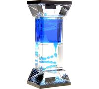PowerTRC Liquid Motion Bubbler | Liquid Sensory Toy Timer | Calm and Relaxing Fidget Desk Toy | Helps with Anxiety, Austism, ADHD | Blue