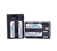 PowerTrust 2Pcs 2650mAh BP-511 BP-511A Battery for Canon EOS 50D 40D 30D 20D 10D 5D 300D D60 D30 PowerShot G6 G5 G3 G2 G1 Camera