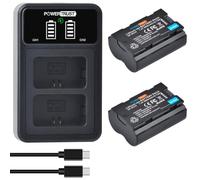 PowerTrust 2Pcs NP-W235 Battery and Charger Compatible with Fujifilm X-H2S, GFX100S, X-T4, X-T5, GFX 50S II Camera