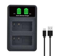 PowerTrust DMW-BLC12 Battery Charger for Panasonic Lumix FZ1000 II, DC-G95, DC-G90, DMC-FZ2500, DMC FZ1000 G85 GX8 G7 G6 G5 G85 FZ200 FZ300 GH2 Camera