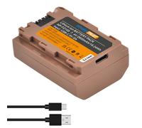 PowerTrust NP-FZ100 Battery 2600mAh with USB-C Fast Charging Port for Sony Sony A7R V, A7S III,A7 IV, FX3, FX30, A1, A9,A9 II, A6600, A7C,A7C II,ZV-E1