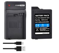 PowerTrust PSP-S110 Battery with Charger for PSP-2000, PSP-3000, PSP-3001, PSP-3002, PSP-3003, PSP-3004, PSP-3005, PSP-2001, PSP-2003, PSP-2004