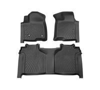 Powerty Floor Mats for 2019-2025 Chevrolet Silverado 1500/GMC Sierra 1500 & 2020-2025 Chevy Silverado/GMC Sierra 2500HD/3500HD Crew Cab with Rear Underseat Storage Box Accessories 3D Floor Mats