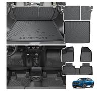 Powerty Floor Mat for Nissan Murano 2025, All Weather TPE Custom Trunk Cargo Mat Liner with Backrest Mat Replacement for Nissan Murano Accessories (Trunk Mat+Backrest Mat+Floor Mat)