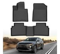 Powerty Floor Mats Compatible for Hyundai Tucson 2022 2023 2024 Liner Set All Models TPE 3D Car Mats All-Weather Custom Fit Floor Liners Accessories