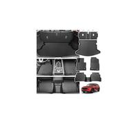 Powerty Floor Mats for Mazda CX-5 2017-2025, All Weather TPE Custom Cargo Liner Seat Back Covers Protectors Replacement for Mazda CX-5 Accessories (Floor Mats+Backrest Mat+Trunk Mat)