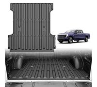 Powerty Truck Bed Mat for 2015-2023 Ford F150 & Lightning Accessories 5.5FT Vehicle Bed All Weather Truck Bed Liner TPE Pickup Bed Mat Black