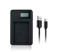 PowerVolt - Camera Battery USB Charger for Canon EOS Digital SLR Cameras - Smart LCD Display For Accurate Battery Charge Status - Replacement for Canon Charger LC-E5 For LP-E5 Battery