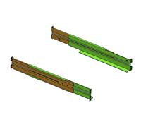 PowerWalker Rack Mount Kit - RK7 1U For VI 500-1500 R1U Series, 10132004 (For VI 500-1500 R1U Series Extendable 46.4cm to 73.8cm)