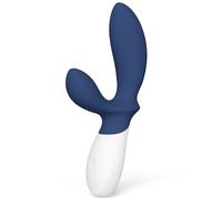 PowerWave Dual Motor Prostate Massager with 12 Vibrating Modes - Blue - Couleur: Blue, Taille: 9.1 cm x 4.2 cm x 19.6 cm