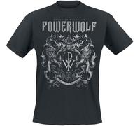 Powerwolf Crest - Metal Is Religion - Heavyweight T-Shirt black 3XL