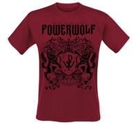 Powerwolf Logo (red) T-Shirt red M