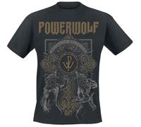 Powerwolf Wolf Cross T-Shirt black XL