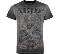 Powerwolf Wolf Vs Man T-Shirt grey 3XL