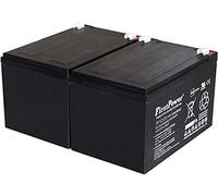Powery FirstPower lead-gel battery for USV APC RBC6 12Ah 12V VdS, 12V, Lead-Acid