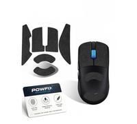 Powfix 1 Pack For ASUS ROG Harpe II Ace Mouse Grip Tape, Anti-Slip Sweat Absorbent Black Snowflake Pattern Gaming Mouse Skin, Easy Install Mouse Upgrade Accessory