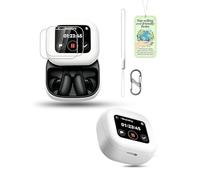 Powfix Case for soundcore 2026 New Anker Liberty 5 Pro Max Earbuds, Soft Silicone Protective Cover, Shockproof Scratch Resistant with 2Pcs Protective Film, Lightweight White Daily Outdoor Use
