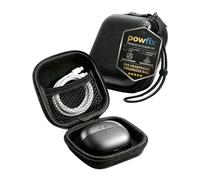 Powfix EVA Case for SHOKZ OpenDots 2, Black, with Lanyard