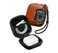 Powfix EVA Case for Sony WF-C510, Brown, with Lanyard