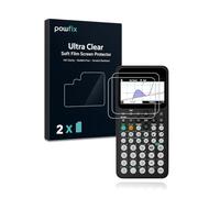 powfix Screen Protector for Casio fx-CG100 calculator, 2 Pack | Ultra-Thin HD Soft Film, Crystal Clear, Anti-Scratch, Bubble-Free & Shatterproof - Easy Application